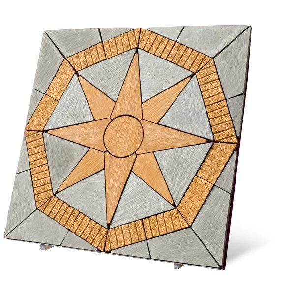 Lakeland North Star 5.76m2 Concrete Paving Patio Kit Cumbrian Slate - Armstrong Cheshire