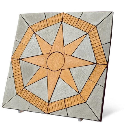 Lakeland North Star 5.76m2 Concrete Paving Patio Kit Cumbrian Slate - Armstrong Cheshire