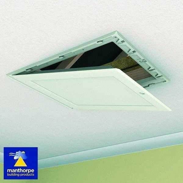 Manthorpe Drop Down Loft Ladder Hatch 562mm x 726mm 1.84ft-2.38ft-Armstrong Supplies 