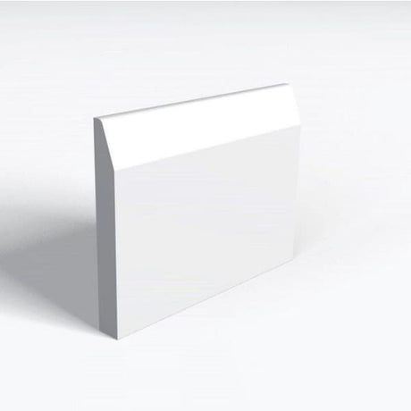 MDF Skirting Chamfered and Rounded Skirting White Primed 18x119mm Arranwood (5677142671523)
