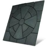Rectory 3.24m2 Circle Paving Patio Kit Welsh Slate-Armstrong Supplies (2295140188208)
