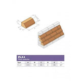 Plinth Stretcher Brick PL3.1 - Armstrong Cheshire