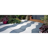 Prestbury Wave Concrete Paving Patio Kit 5.76m2 Portland Grey - Armstrong Cheshire
