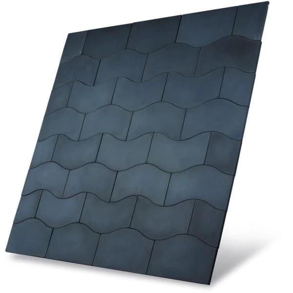 Prestbury Wave Concrete Paving Patio Kit 5.76m2 Welsh Slate - Armstrong Cheshire