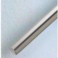 Rothley Handrail System - Pre Packed Rail - Steel Tube - Brushed Nickel Finish 40mm x 2400mm - Armstrong Cheshire