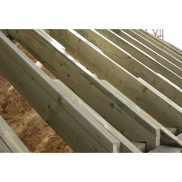 Sawn Timber C16 Floor Joist Treated 100x100mm (4x4) (5649750425763)