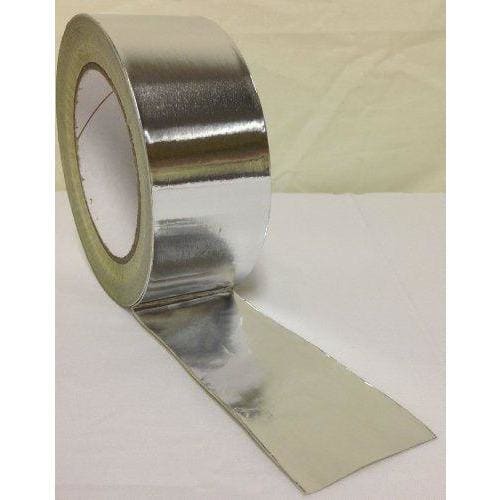 Silver Aluminium Foil Tape suitable for foil faced Insulation Idenden T303 50mm wide x 45m long-Rockwool-Armstrong Supplies (3901613965360)