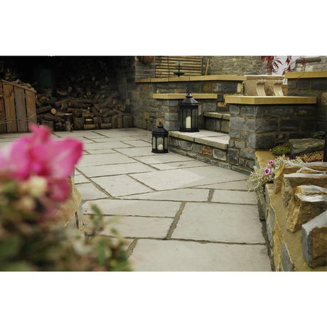 Stratford 5.76m Concrete Paving Patio Kit Parisian - Armstrong Cheshire