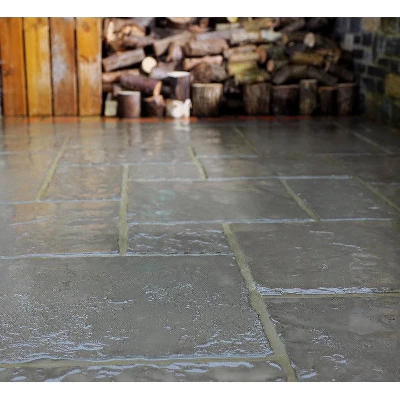 Stratford Concrete Paving Patio Kit Antique Grey 5.76m - Armstrong Cheshire