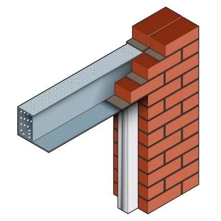 Stressline Steel Lintel SL200 BOX 200mm Solid Wall - Armstrong Cheshire