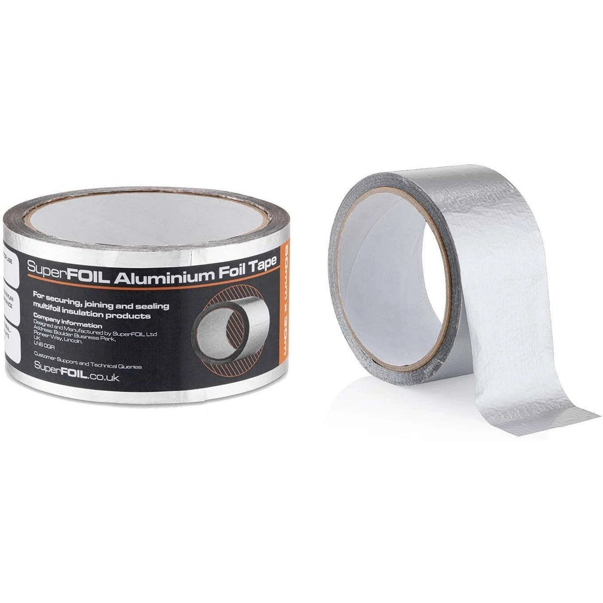 SuperFoil Aluminum Foil Tape 50mm x 30m - Armstrong Cheshire