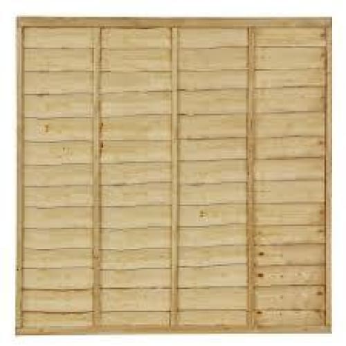 Lap fence store panels