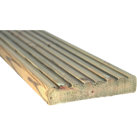 Treated Timber Decking Board 145mm x 27mm Finished Size - Armstrong Cheshire