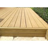 Treated Timber Decking Boards 27x120mm Finished Size - Armstrong Cheshire