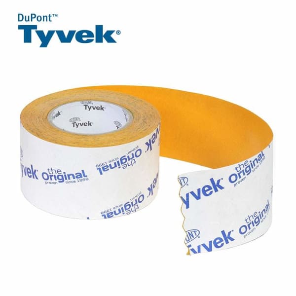Tyvek Acrylic Single Sided Tape 75mm x 25m - Roof & Wall  (11230043591)