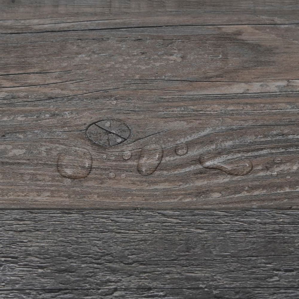 Industrial Wood Effect Vinyl Plank Flooring Self Adhesive